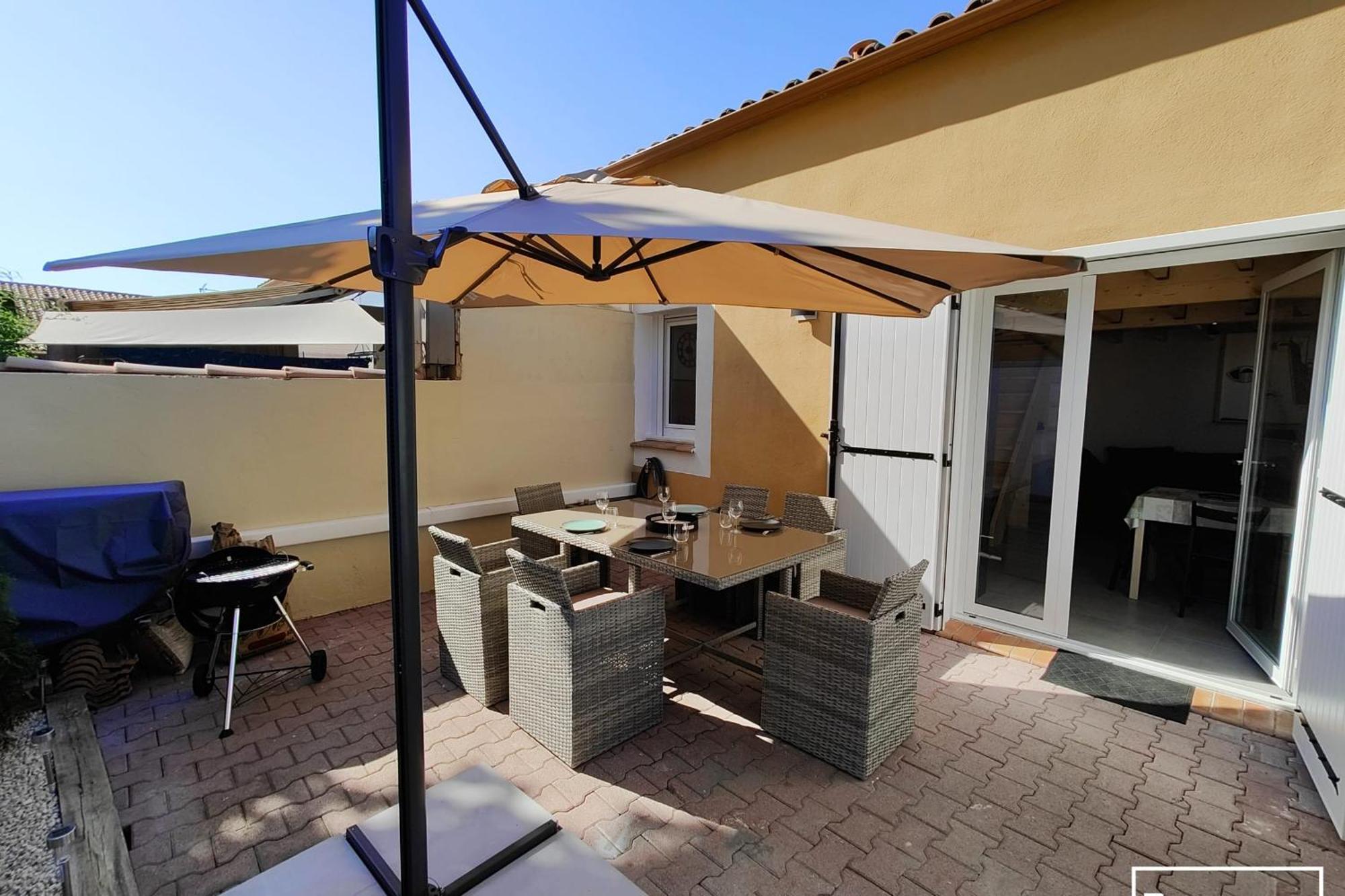 Maison Renovee Et Climatisee Avec Wifi A 600M De La Plage Vias Exterior foto