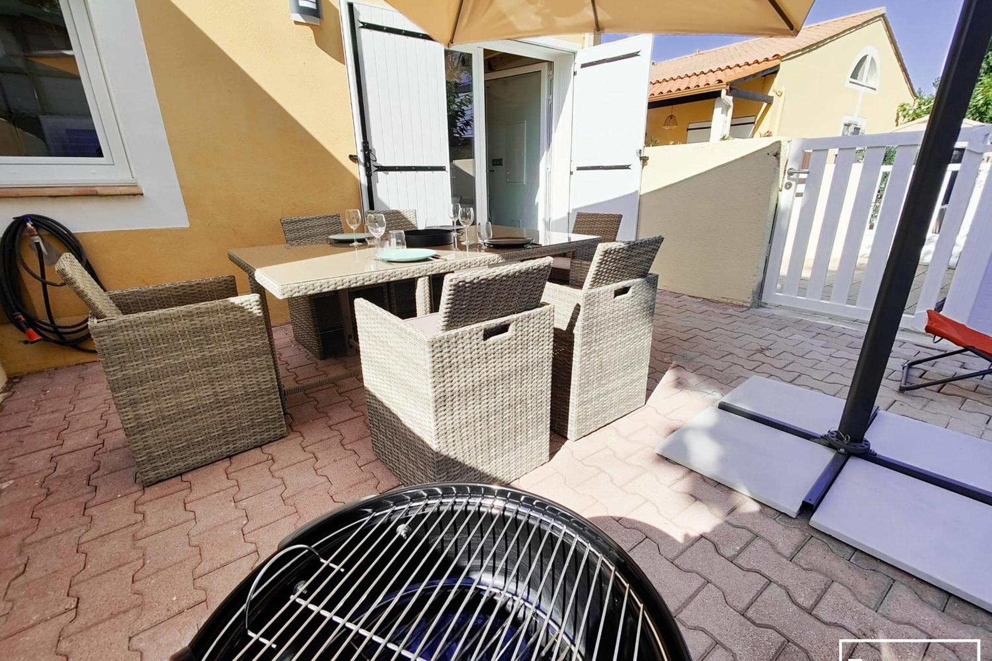 Maison Renovee Et Climatisee Avec Wifi A 600M De La Plage Vias Exterior foto